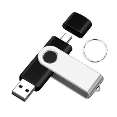 Imagem de Pen drive EASTBULL 8 GB USB-C e USB 2 em 1 OTG