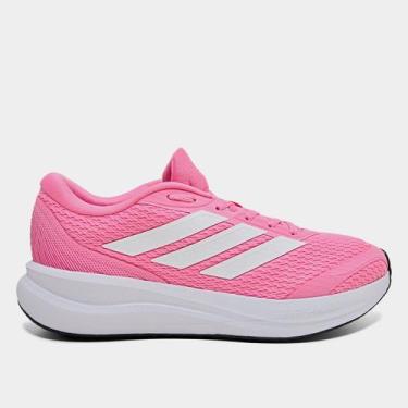 Imagem de Tênis Adidas Runfalcon 6 Feminino, Rosa, Branco, 37