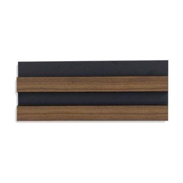 Imagem de Painel Ripado de Poliestireno 12CMX 2,85 Unidade - Black Peroba - Grad