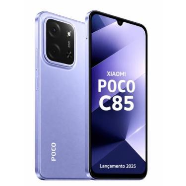 Imagem de Xiaomi POCO C85 NFC 120Hz 256GB 16GB Ramboost Câmera 50MP Tela 6.88 12