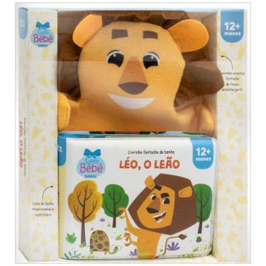 Imagem de Livro - Livrinho fantoche de banho: Léo, o Leão