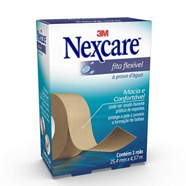 Imagem de Nexcare, 3M, Fita Flex à Prova d´Água, 25mm x 4.5m, Bege