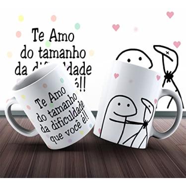 Imagem de Caneca meme Flork Te amo do tamanho da dificuldade que você é 13