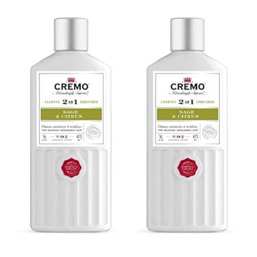 Imagem de Cremo Xampu e condicionador 2 em 1 de grau barbeiro, 45 ml (pacote com 2)
