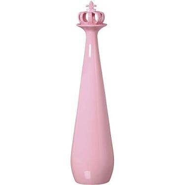 Imagem de Garrafa Vienna Com Coroa Ceramicas Pegorin Rosa Bebe