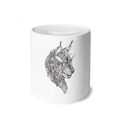 Imagem de DIYthinker Caixa silenciosa com tinta humana de gato, porta-moedas de cerâmica, presente de cofrinho