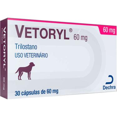 Imagem de Inibidor Enzimático Dechra Vetoryl 30 Cápsulas para Cães - 60 mg