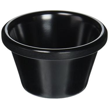Imagem de Winco Ramekins simples, 42,5 g, preto, 12 peças