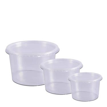 Imagem de Pote Redondo Descartável | c/ Tampa | 250ml | 25 UN