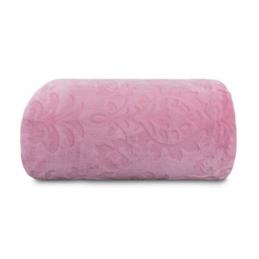 Imagem de Manta Microfibra Flannel Lady Rosa Ice Appel Solteiro