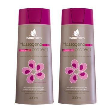 Imagem de Kit Shampoo E Condicionador Massageno Protect Barrominas