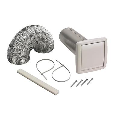 Imagem de Broan-NuTone Kit de dutos de parede flexível NuTone WVK2A disponível para ventiladores, 10 cm