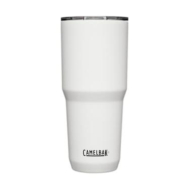 Imagem de CamelBak, Copo Térmico, 850 Ml, Aço Inoxidável, Tampa De Três Modos, Base Silicone Antiderrapante, Ajuda A Manter A Temperatura, À Prova De Derramamento, Revestimento Resistente A Arranhões, Branco