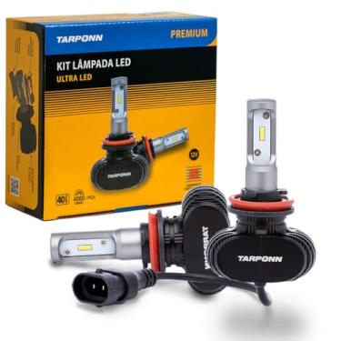Imagem de Kit Lampada Ultra Led Premium 6000k Tarponn H8 8000Lm 40W
