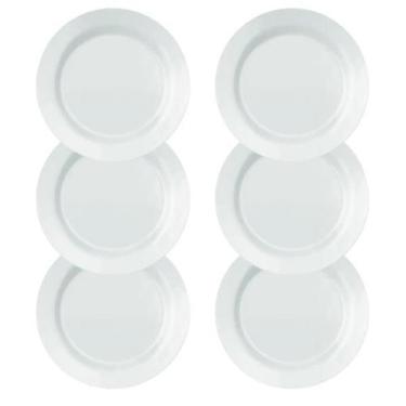 Imagem de Conjunto Prato Raso Menu Opaline Peso Controlado 27Cm - Nadir