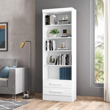 Imagem de Livreiro 2 Gav. Branco 3420 - Qmovi - LM DECOR