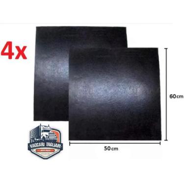 Imagem de Kit 4 Apara Barro Carreta Caminhão Lameiro Liso 50x60 Cm - Marca dispo