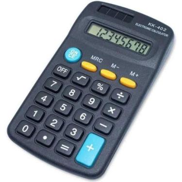 Imagem de Calculadora de Bolso 8 Digítos Preta N239502-2 - Quanhe