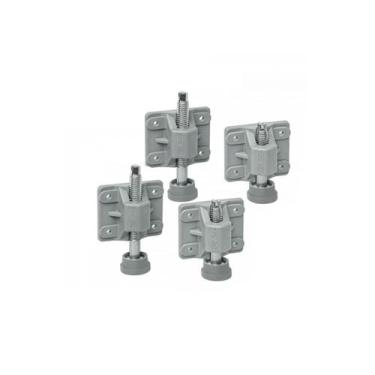 Imagem de Kit Pé Nivelador 4 Peças 55 Mm Fgv - Fgvtn, Plástico e Metal