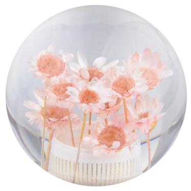 Imagem de Padaodao Manípulo de mudança de resina alavanca de engrenagem floral alavanca de câmbio para a maioria dos carros SUV de transmissões automáticas manuais, rosa