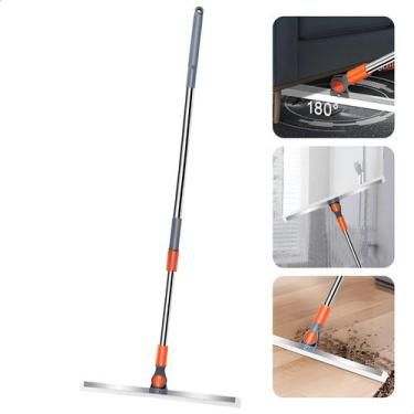 Imagem de Rodo Vassoura Magico Silicone Flexível Multiuso Pisos Vidros - Arruma 