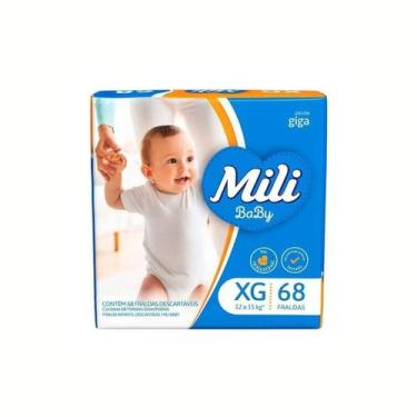 Imagem de Fralda Descartável Mili Baby Giga Pacote Xg 68 Fraldas - Mili - Mili S
