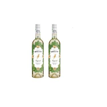 Imagem de Kit Vinho Macaw Frisante Tropical Branco Suave 750ml 2uni