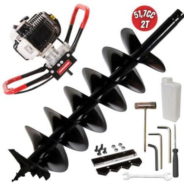 Imagem de Perfurador De Solo Kawashima ED52 51,7cc 2T Com Broca 80x20cm de Duplo