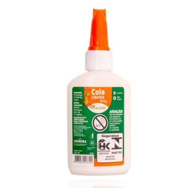 Imagem de COLA BRANCA ESCOLAR LÍQUIDA 90g 1 UNIDADADES LEO&LEO