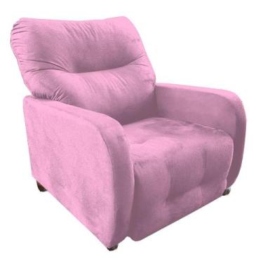 Imagem de Poltrona do Papai & Mamae Reclinável Imperio Rosa - MOVEIS AGUIAS