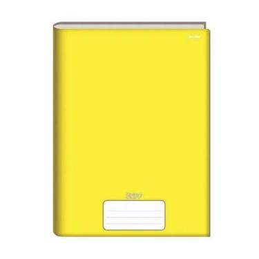 Imagem de Caderno universitário brochura 48f stiff amarelo - jandaia