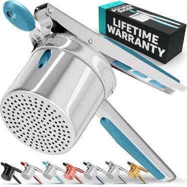 Imagem de Priority Chef Prioritychef Grande Espremedor de Batatas de 15 Onças, Espremedor de Batatas de Aço Inoxidável Resistente e Ferramenta de Cozinha para Espremer, Utensílio de Cozinha para Prensar e Amass