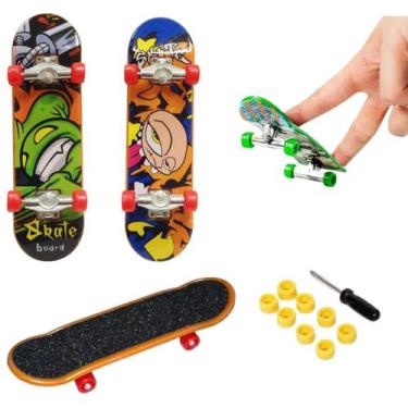 Imagem de 2 Skates De Dedo Fingerboard Radical De Brinquedo Infantil - Toy King