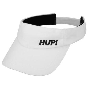Imagem de Viseira para Corrida Microfibra HUPI Branca, Branco