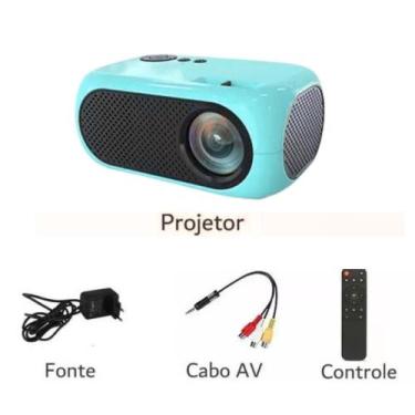 Imagem de Mini Projetor M-24 1200 Suporte Full HD 1080P Portátil Vídeo LED - Ath