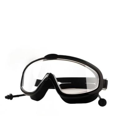 Imagem de Óculos Natação UV Protetor Auricular Acoplado Adulto(Preto)