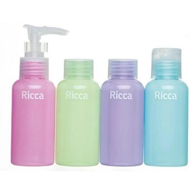 Imagem de  Conjunto Com 4 Frascos de Viagem - Ricca