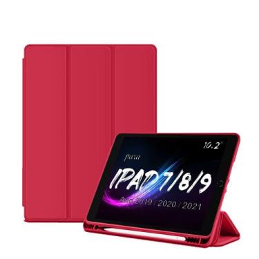 Imagem de Capa case Para Apple iPad 9ª geração 10.2Com Compart. Pen Menor Preço 