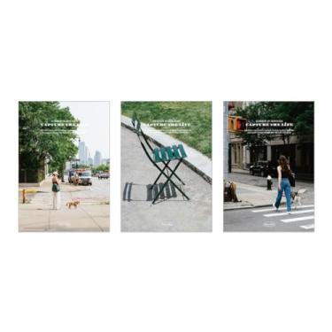 Imagem de Monolike Capture the Life A5 Stitch Note NEWYORK 3P B SET - Caderno acadêmico, caderno de linha, 48 páginas