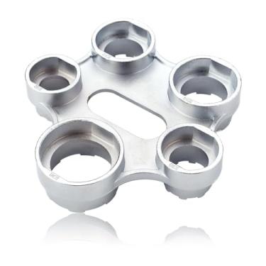 Imagem de Gosknor Ferramenta de remoção de aerador de torneira 10 em 1, adaptada para conectar a rosca externa, chave aeradora de metal, ferramenta universal para substituição e reparo de aerador de torneira de