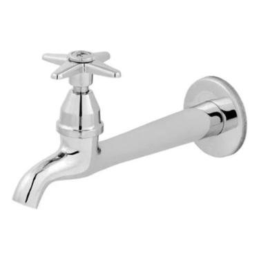 Imagem de Torneira De Parede Cozinha Pia 18 Cm Metal Cromada C23 Leão - 32342 - 