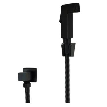 Imagem de Ducha Completa Quadrado Preto Fosco Black Matte