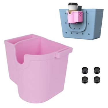 Imagem de Coolnice Suporte de copo e telefone para Stanley/Owala/Yeti, suporte de copo de silicone 3 em 1 serve para 473-1,134 g, compatível com todas as bolsas Bogg, bolsa de praia moderna simples, acessórios