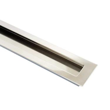 Imagem de Puxador Concha De Embutir Para Portas Em Aço Inox 20cm - Decorplace, P
