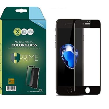 Imagem de Pelicula de Vidro Temperado 9h ColorGlass 6D para Apple iPhone 7 Plus/8 Plus - Preto, HPrime, Película Protetora de Tela para Celular, Transparente
