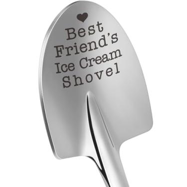Imagem de LEJIAJINW Pá De Sorvete Divertida Para Pais, Presente Dia Das Mães Melhores Amigos, Presentes Amizade Amigas, Mulheres, Irmãs Alma Únicas Longa Distância, Cestas Páscoa Aniversário