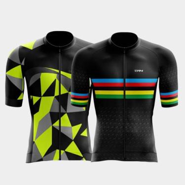 Imagem de Combo Kit 2 Camisas Premium Masculinas Manga Curta Proteção UV Respirá