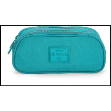 Imagem de Estojo Duplo Tecido Up4You Crinkle Verde - LUXCEL