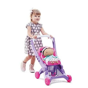 Imagem de Carrinho De Boneca Bebaby 2Em1 Rosa - TATETI