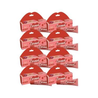 Imagem de Kit 8x Hidratante Labial Carmed Maçã do Amor 10g - CIMED